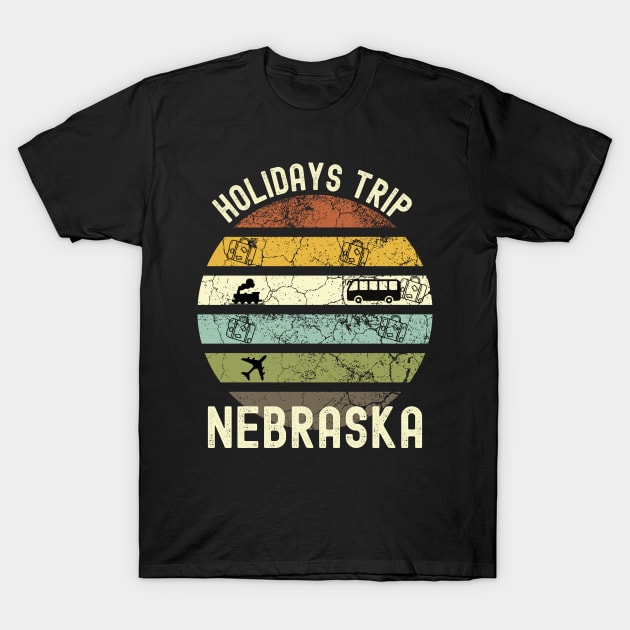 Holidays Trip To Nebraska, Family Trip To Nebraska, Road Trip to Nebraska, Family Reunion in Nebraska, Holidays in Nebraska, Vacation in T-Shirt by DivShot 